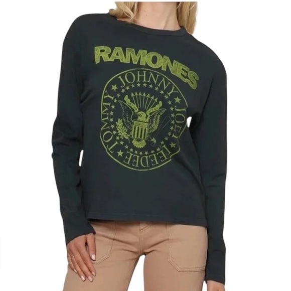 Daydreamer Ramones Graphic Women's Top - Picture 1 of 5